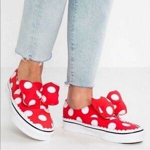 Vans x Disney Authentic Gore "Minnie's Bow" Shoes